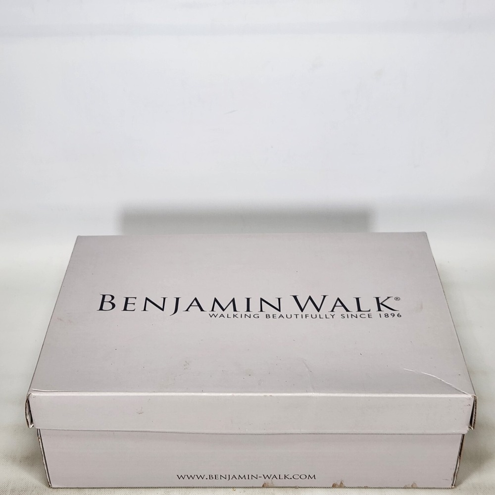 Benjamin Walk Touch Up Jane Black Glitter Patent Kitten Heel Sandals 10.5M 4274M - Picture 7 of 8